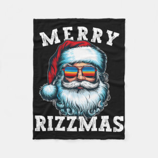 Couverture Polaire Funny Christmas Rizz Meme Merry Rizzmas For Trendy