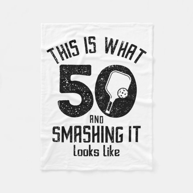 Couverture Polaire Funny Ckleball 50th Birthday 50 Years Old Love Ckl (Devant)