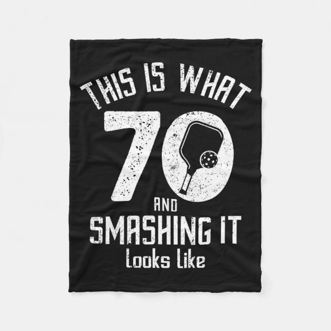 Couverture Polaire Funny Ckleball 70th Birthday 70 Years Old Love Ckl (Devant)