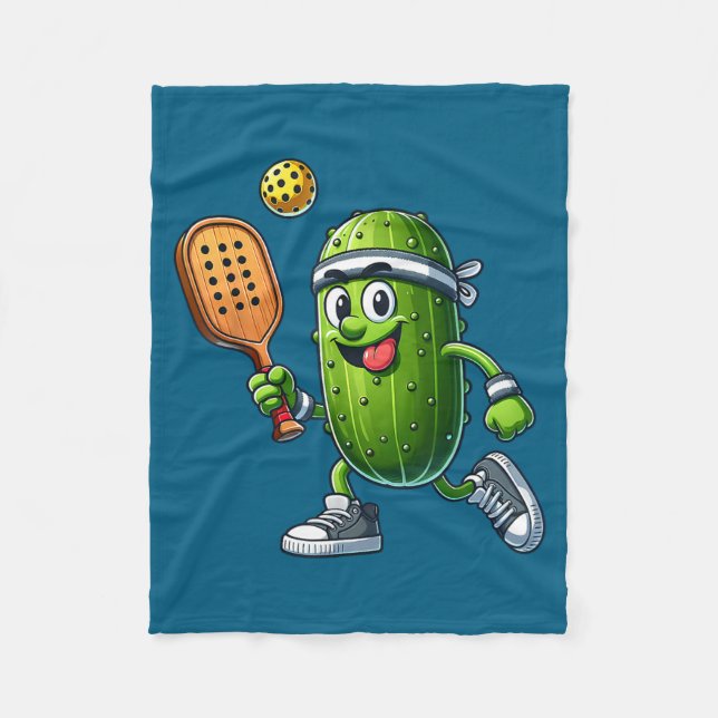 Couverture Polaire Funny Ckleball Player Paddleball Lover  (Devant)