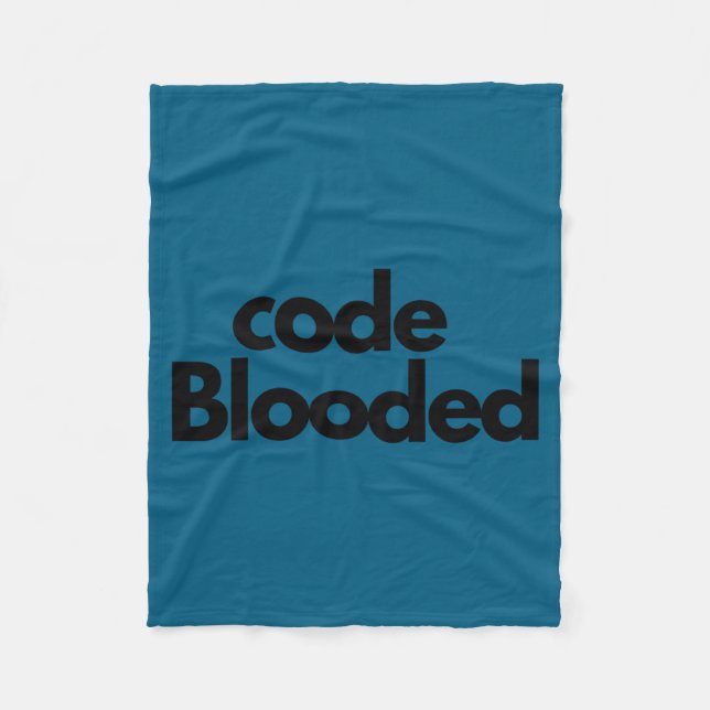 Couverture Polaire Funny Coder Computer Programmer  (Devant)