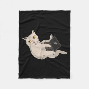 Couverture Polaire Funny Computer Whisperer Cat It Professional Engin