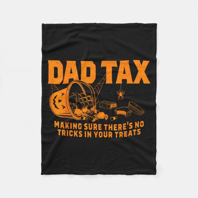 Couverture Polaire Funny Dad Tax Halloween  (Devant)