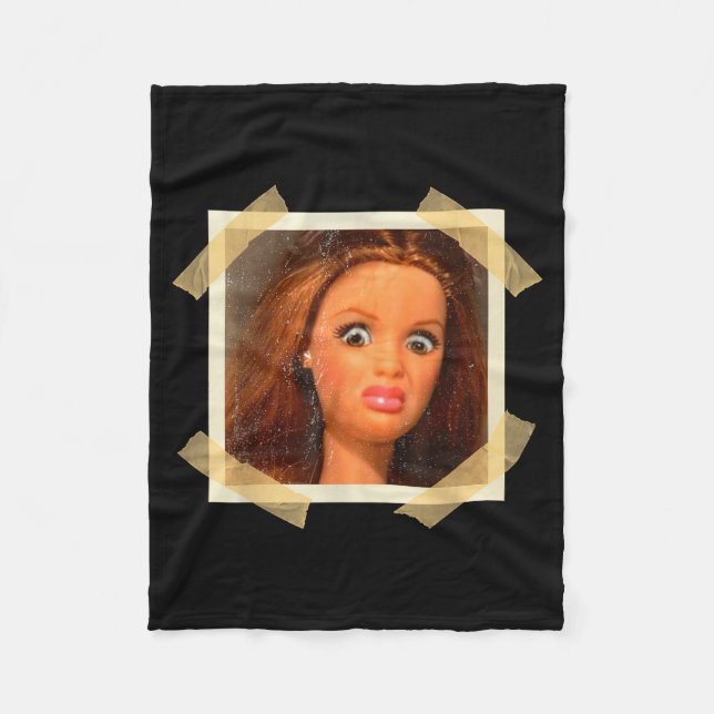Couverture Polaire Funny Disgusting Doll Face Meme Hilarious Sarcasti (Devant)