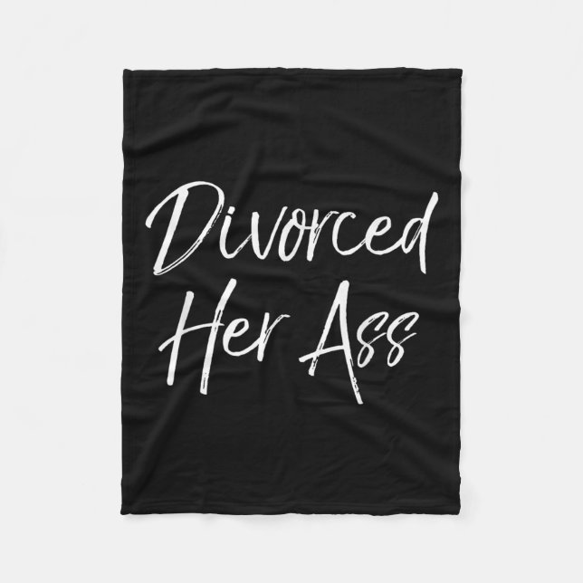 Couverture Polaire Funny Divorce Gift For Men Sarcastic Quote Divorce (Devant)