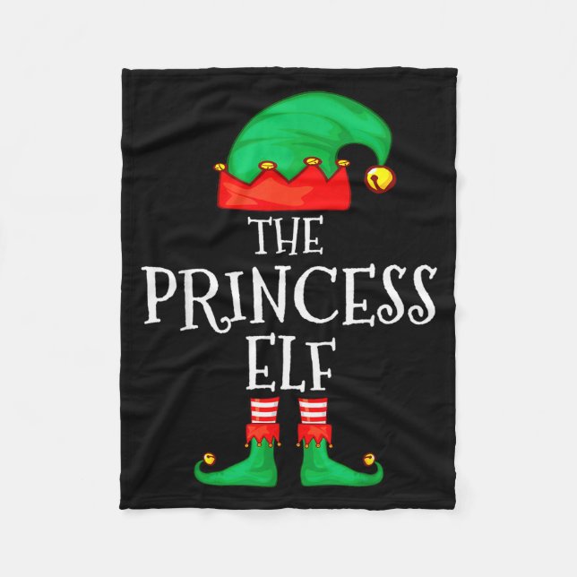 Couverture Polaire Funny Elf Family Christmas Princess Elf Sweater Me (Devant)