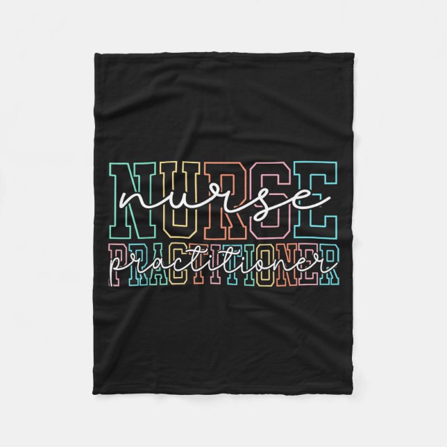 Couverture Polaire Funny Family Nurse Practitioner Np Nursing Day Nur (Devant)