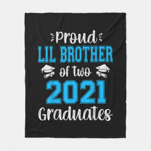 Couverture Polaire Funny Fier Lil Frère De 2021 Diplômés