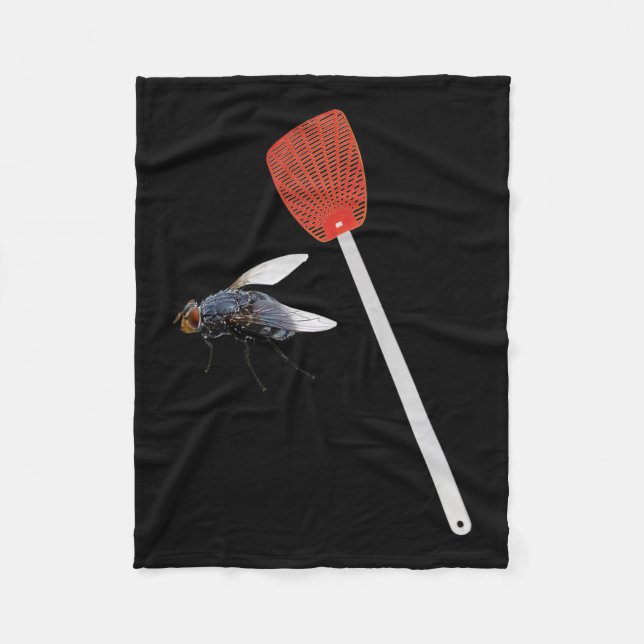 Couverture Polaire Funny Fly Swatter Pro Biden Harris 2020 Débat Sar (Devant)
