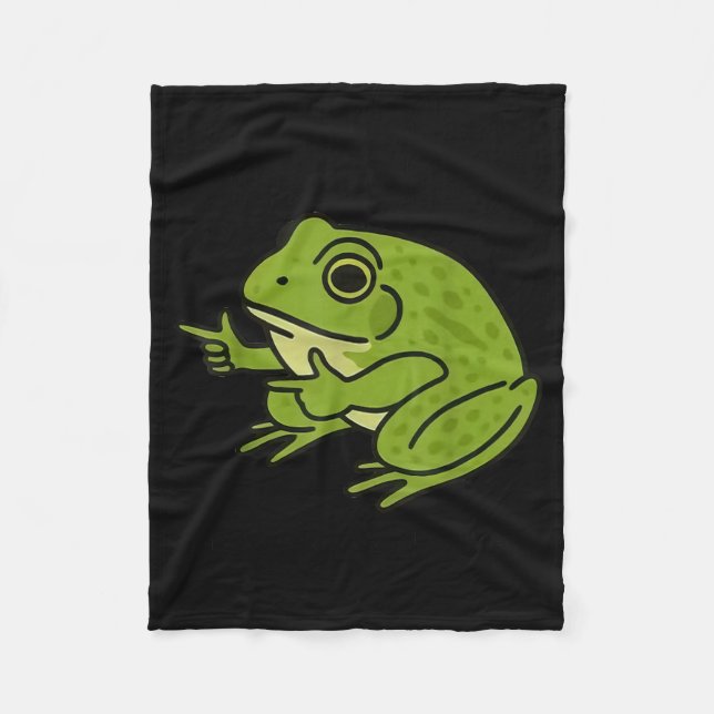 Couverture Polaire Funny Frog Me No Problemo Narrator But It Was All  (Devant)