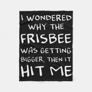 Couverture Polaire Funny Frolf Disc Golf Then It Hit Me Sket Tree Fri