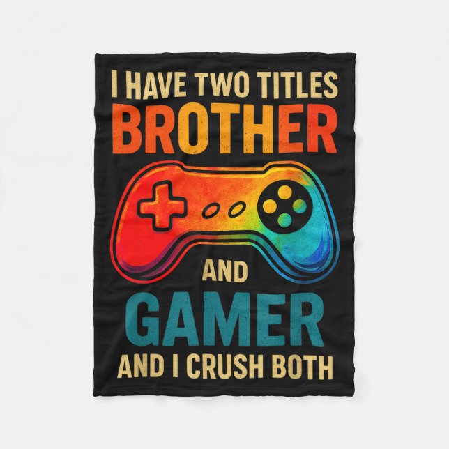 Couverture Polaire Funny Gamer Graphic Tee For Boys Teens Kids Video  (Devant)