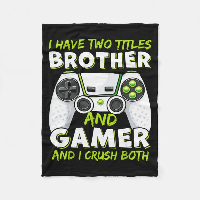 Couverture Polaire Funny Gaming Boys Girls Men Gamer Video Game  (Devant)
