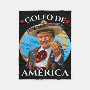 Couverture Polaire Funny Golfo De America Style Mexicain Amusant Poli