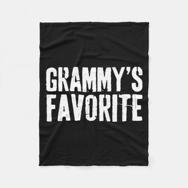Couverture Polaire Funny Grammy’s Favorite Funny Grandparent Granhild (Devant)
