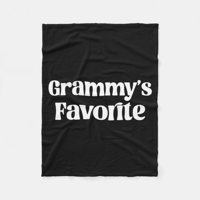 Couverture Polaire Funny Grammy’s Favorite Funny Grandparent Granhild (Devant)