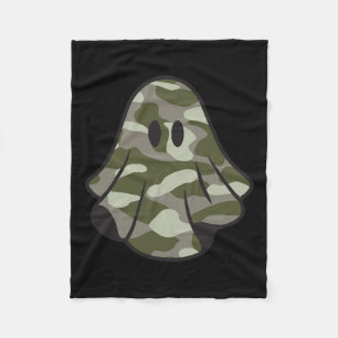 Couverture Polaire Funny Halloween Camouflage Camo Ghost Hello Huntin
