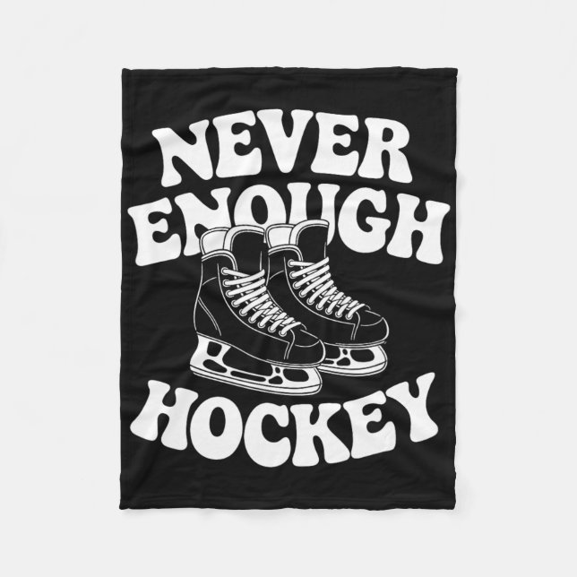 Couverture Polaire Funny Hockey Lover Men Women Boys Or Girls Hockey  (Devant)