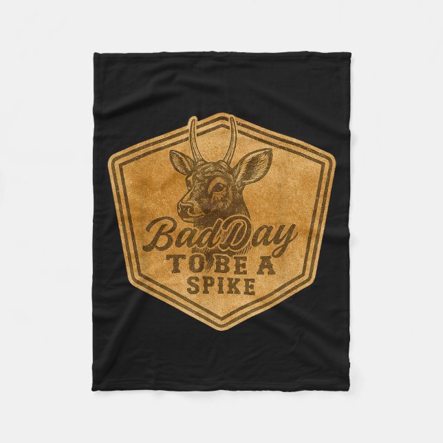 Couverture Polaire Funny Hunting Bad Day To Be A Ske Deer Hunting Hun (Devant)