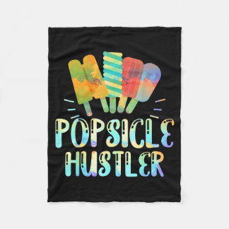 Couverture Polaire Funny Ice Cream Retro 80s Summer Popsicle Hustler