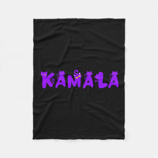 Couverture Polaire Funny Kamala Chat Lady Kamala Harris Président 202