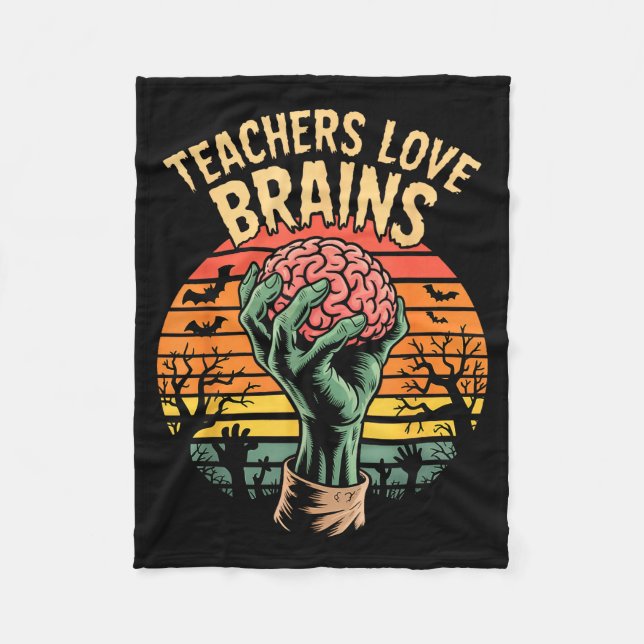 Couverture Polaire Funny Key Quote All Teachers Love Brains Cool Hall (Devant)