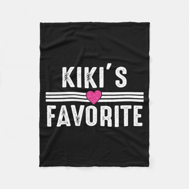 Couverture Polaire Funny Kiki'ss Favorite Son Daughter I'm Kiki's's F (Devant)