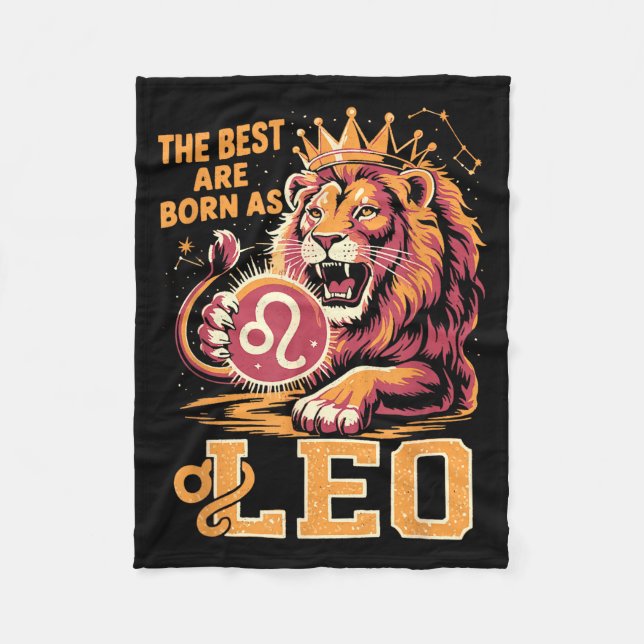 Couverture Polaire Funny Leo Birthday Quote Astrology Horoscope Gift  (Devant)