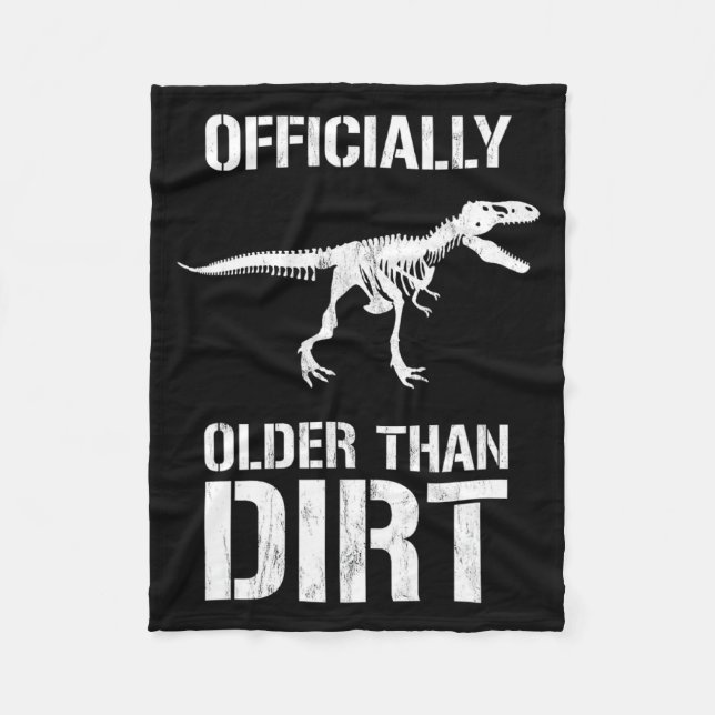 Couverture Polaire Funny Ly Older Than Dirt Birthday Novelty  (Devant)