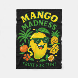 Couverture Polaire Funny Mango Fruit Mangoes Summer Vacation For Kids