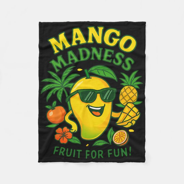 Couverture Polaire Funny Mango Fruit Mangoes Summer Vacation For Kids (Devant)