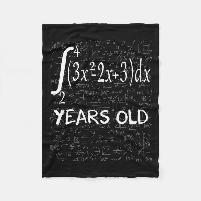 Couverture Polaire Funny Math Geek 50 Years Old 50th Birthday Integra (Devant)