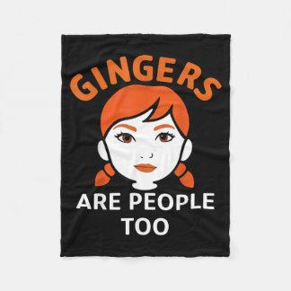 Couverture Polaire Funny Meme Shrinking Summer Gingers are People Too