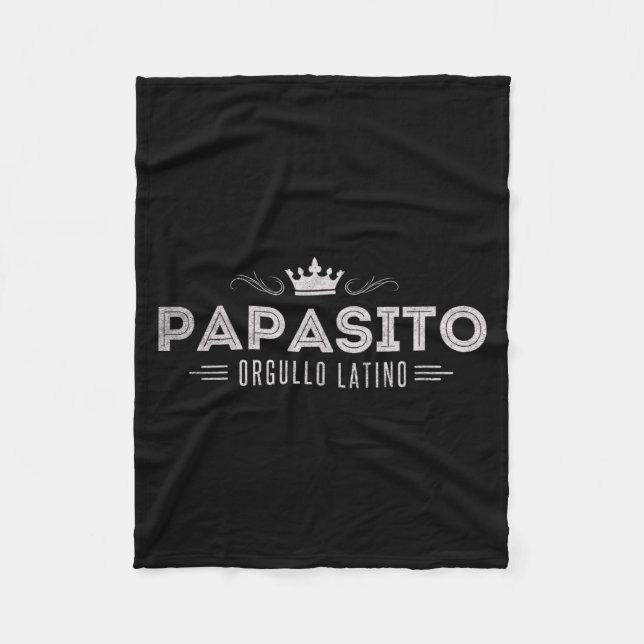 Couverture Polaire Funny Mens Papasito Father's Day Design For Man  (Devant)