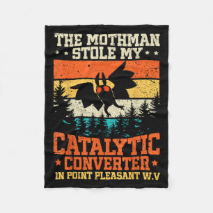 Couverture Polaire Funny Mothman a volé mon convertisseur catalytique
