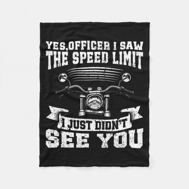 Couverture Polaire Funny Motorcycle Lover Graphic Women Men Motorbike (Devant)