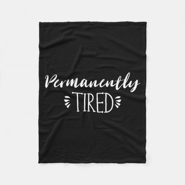 Couverture Polaire Funny New Mother And Father Gift, Permanently Tire (Devant)