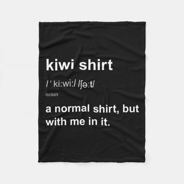 Couverture Polaire Funny New Zealand For Men Women Kiwi Gift Humour  (Devant)