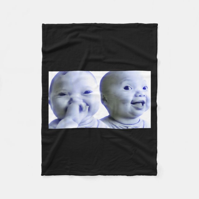 Couverture Polaire Funny Niche Baby Gen Z Meme Ai Viral Giggling Ai L (Devant)