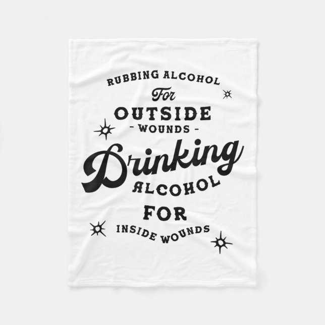 Couverture Polaire Funny Nick Miller Quote Shirt_ Alcohol Saying New  (Devant)