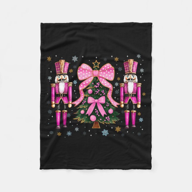 Couverture Polaire Funny Nutcracker Christmas Tree Christmas Xmas Wom (Devant)