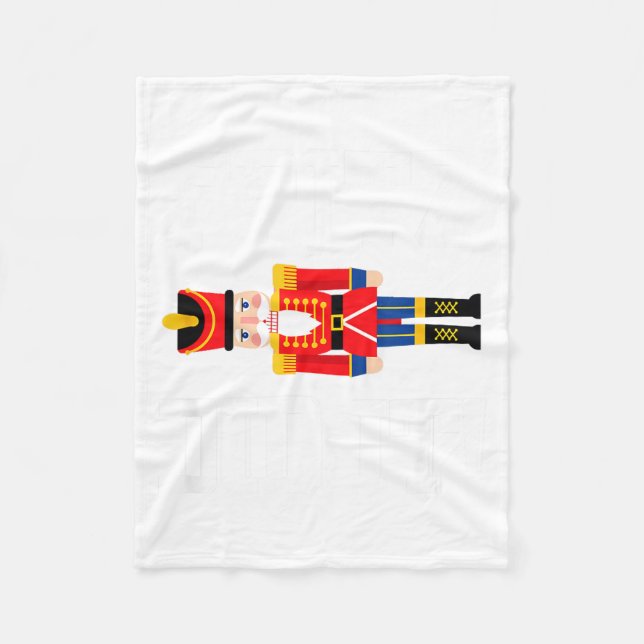 Couverture Polaire Funny Nutcracker Fritz Did It Clara Christmas Ball (Devant)