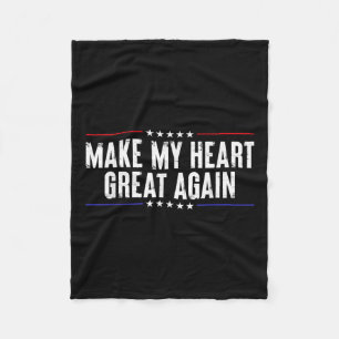 Couverture Polaire Funny Open Heart Chirurgie Récupération-Faire Mon 