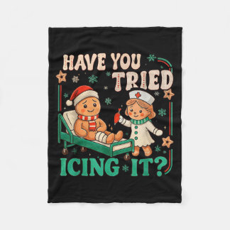 Couverture Polaire Funny Pain Scale Have You Tried Icing It Gingerbre