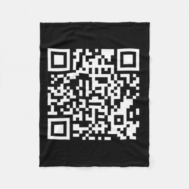 Couverture Polaire Funny Qr Président Trump 4547 Trump Code de danse  (Devant)
