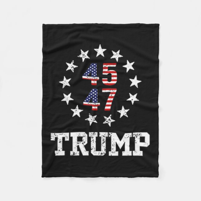 Couverture Polaire Funny Qr President Trump 4547 Trump Dancing Code 2 (Devant)