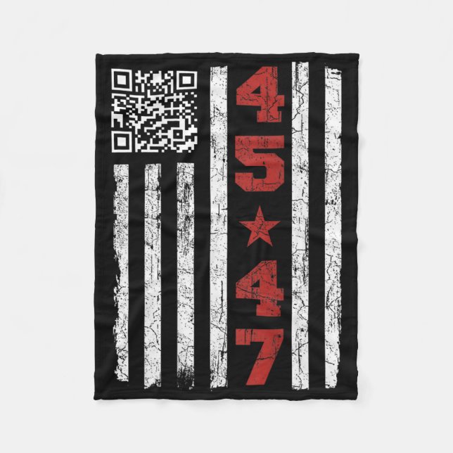 Couverture Polaire Funny Qr President Trump Dance Code Trump 4547 (su (Devant)