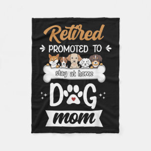Couverture Polaire Funny Retraité Chien Maman Cadeau Mignonne Animaux