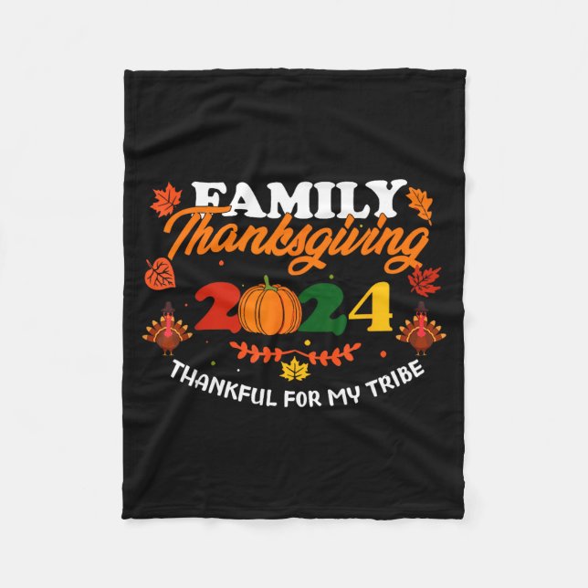 Couverture Polaire Funny Saying Quote Gift Family Thanksgiving 2024 T (Devant)