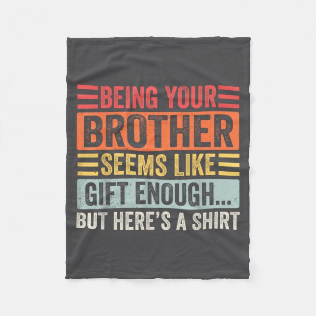 Couverture Polaire Funny Sister Sarcastic Sibling Humor Quote From Br (Devant)